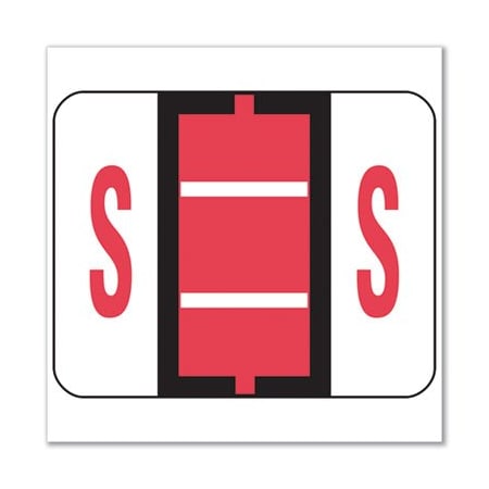 Smead Smead, A-Z COLOR-CODED END TAB FILING LABELS, S, 1 X 1.25, WHITE, 500/ROLL 67089